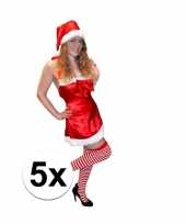 5x santa run kerstjurk voor dames