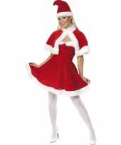 Rode damesjurk voor kerst